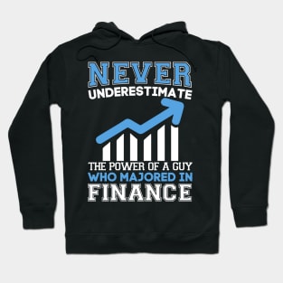 Never underestimate the power of a guy who is majored in finance Hoodie